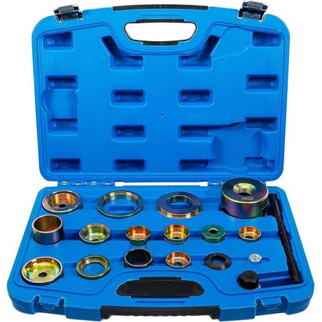 Jeu d Outils Silent-Bloc 18 pcs - Pour VAG, Acier - Montage Précis et Durable - D-Work