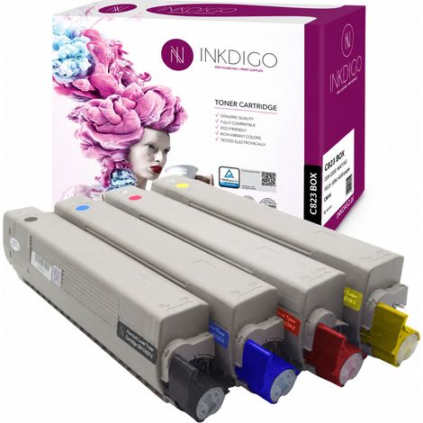 Toner Inkdigo 46471104-46471101 compatibile con OKI C823DN C833DT C833N certificato TÜV (1/5)