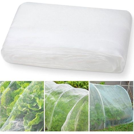 Feinmaschiges Insektennetz für Gärten, Schutz vor Insekten und Gemüse, 2,5 x 10 m (1/5)