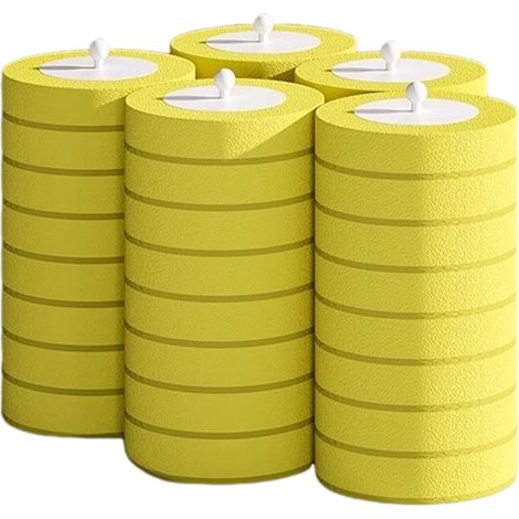 40 têtes de brosse jetables, recharge pour brosse WC, mousse nettoyante, tête rotative, usage salle de bain (1/5)