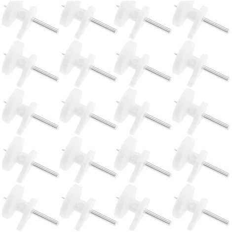 100 Stück Mini-Haken aus Hartfaserplatten, spurlos, unsichtbar, Nagel-Bilderrahmenaufhänger für harte Wände, Bilderrahmen, Ölgemälde, Poster (1/5)