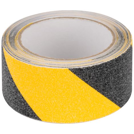 Cinta antideslizante para escaleras de 5 m y 50 mm, marca Rebel. (1/5)