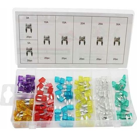 Kit di fusibili per auto 140 pezzi Mini (1/3)