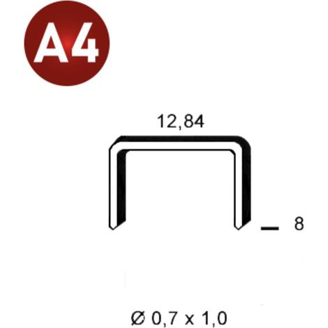 Agrafes A-08 INOX A4 (316)