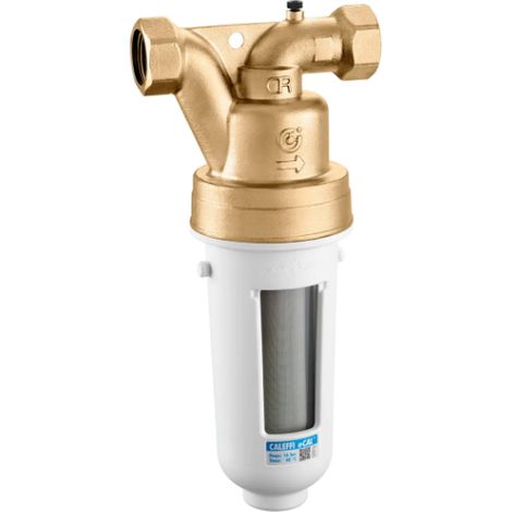 Elektrolytisches Antikalkgerät mit Filter und Magnet. Caleffi eCAL® 537761 Messing