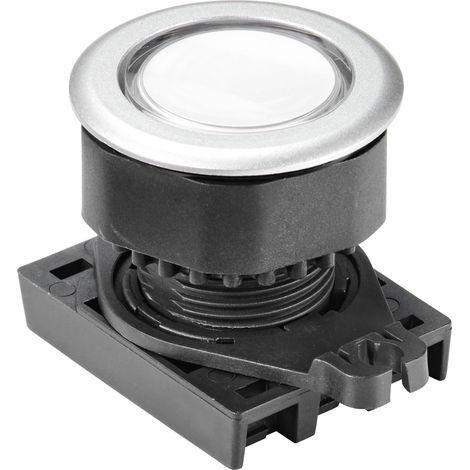 TRU COMPONENTS TC-10343980 S3PFU-P3W Bouton-poussoir bouton blanc (transparent) 1 pc(s) S630032 (1/2)