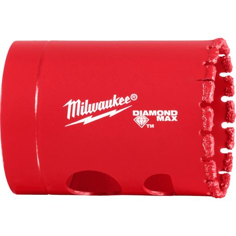 Taladro milwaukee korona m14 aleaciones resistentes agujeros limpios