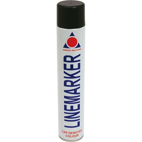 0906 Line Marking Spray Paint Black 750Ml