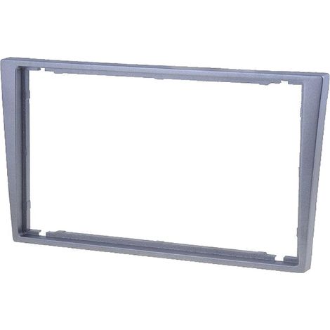 Facade autoradio 2Din compatible avec Opel Renault Suzuki - gris
