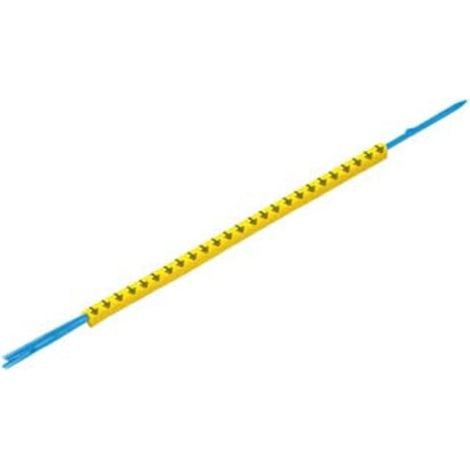 Weidmüller Leitermarkierer m.Montagedorn CLI R 1-3 GE/SW + 10 Stk (1/3)