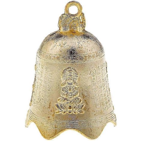 Carillon éolien en métal, cloche, décoration Feng Shui à suspendre pour la maison et le jardin, porte-bonheur-Large (1/5)