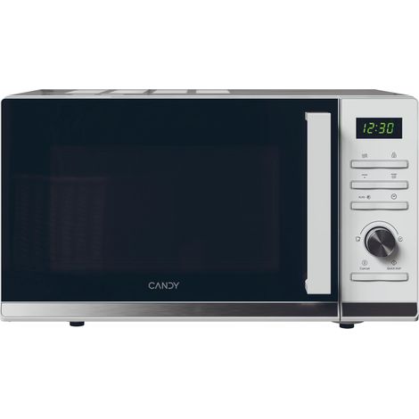 Candy CMGA25TNDW, forno a microonde con grill, 25 l, 900 W-1000 W, 11 livelli di potenza, telecomando girevole e pulsanti, 19 automobili, piatto 25,5 cm, display digitale, sbrinamento, apertura (1/5)