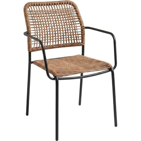 Fauteuil SOLEA en Corde style naturel pour extérieur