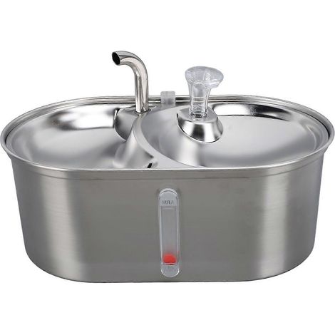 Cat Water Fountain, 3L Stainless Steel Pet Water Fountains (1/5)