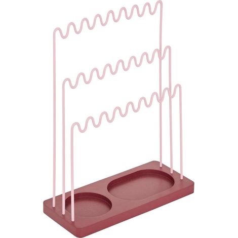 Porte-Bijoux en Métal "Chéri" 29cm Rouge