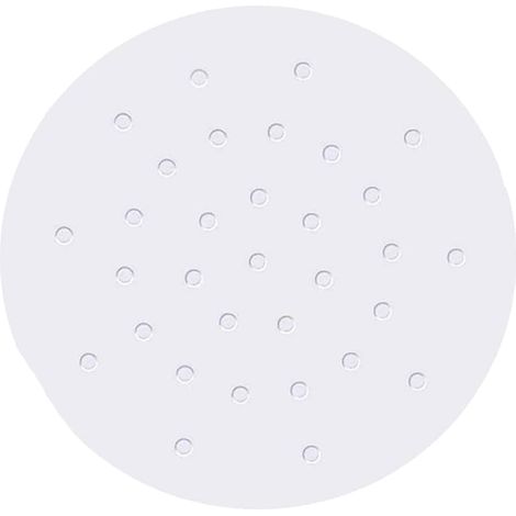 Lot de 100 Papier Sulfurisé, Perforé, 18cm, Blanc, Pour Air Fryer, Four, Micro-ondes (1/5)