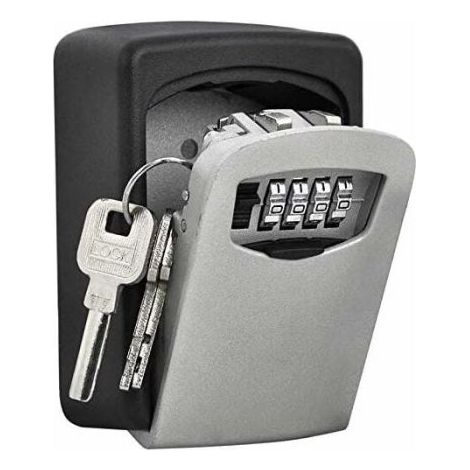 High Security Police Safe, 4 Digit Wall Mounted Key Box, High Security Combination Lock for Storing Keys (1/5)
