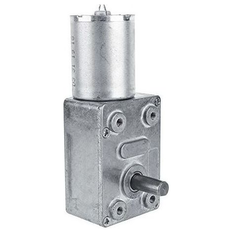 12V CC Moteur à Engrenages en Métal à Vis de Couple Élevé Turbo à Vis sans Fin Moteur à Réduction (2RPM) (1/5)