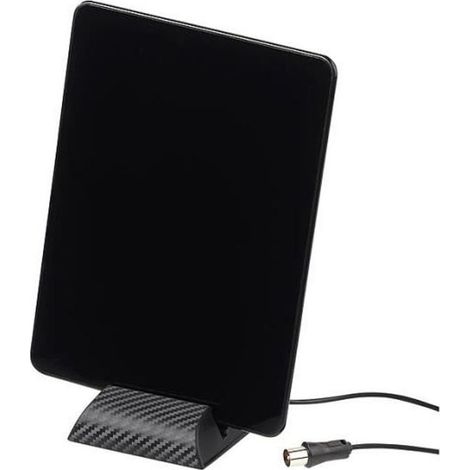 Antenne TNT/TNT2 active - Auvisio - Réception Full HD - Amplification de signal jusqu'à 44 dB - Filtre 4G (LTE) (1/3)