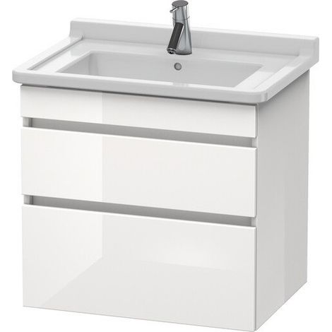 Meuble sous-vasque DURASTYLE 470x650x618mm châtaignier. foncé/basalt mat