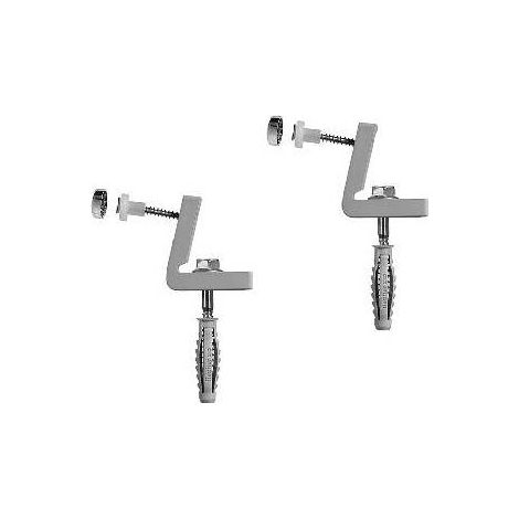 2 PZ ELEM. DI FISSAGGIO FISCHER IN NYLON PER WC E BIDET LAT. WB5