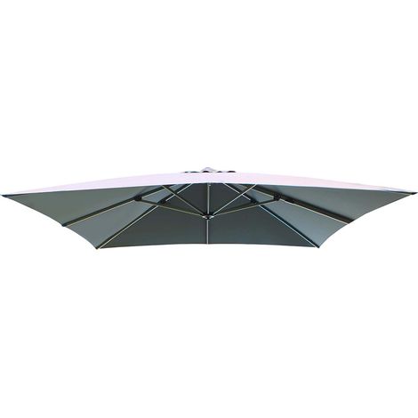 TELO DARWIN PER OMBRELLONE 3 X 3 IN COLORE GRIGIO (1/2)