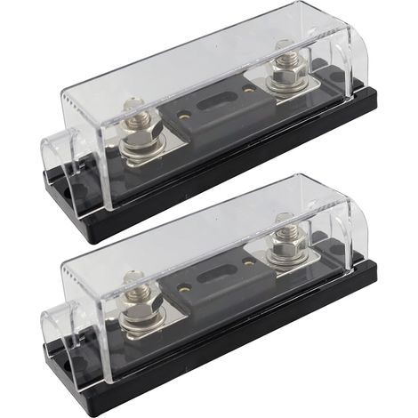 Lot de 2 porte-fusibles ANL 150 A, support de fusible automobile à (1/5)