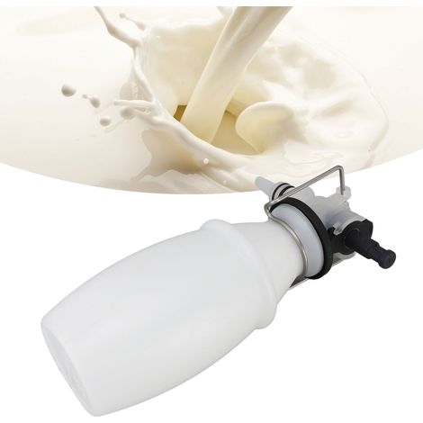 Biberón para recoger leche, modelo PP de 500 ml, válvula con clip de acero inoxidable para un vertido fácil y cómodo. (1/5)