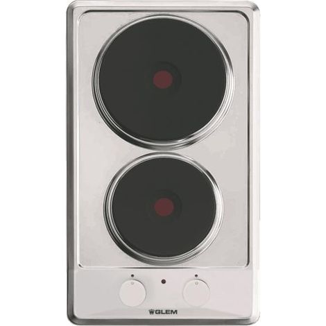 Elektrische domino 29cm 2 edelstahlbrenner - Glem - GT320IX (1/3)