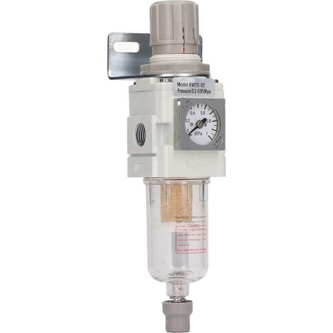 Kompressor-Luftfilter, einstellbarer Druck, G1/4 Zoll, 0,1–0,85 MPa, Druckluftwerkzeugfilter zum Austausch