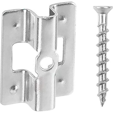 Lot de 100 clips de fixation terrasse en acier inoxydable – Plage de serrage 8/9/10 mm – Installation rapide pour sols stratifiés (1/4)