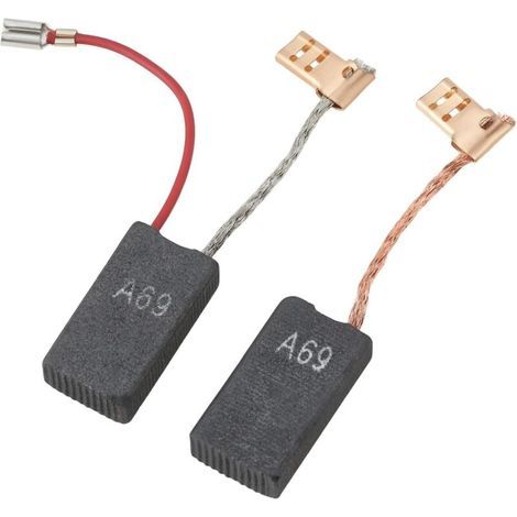 2 Carbon Brushes for Hammer Drill 6.3 x 12.5 x 23 mm 11264EVS 11241EVS Compatible with GBH5-40DE (1/5)