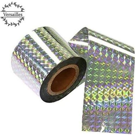 Ruban anti-oiseaux 4.8cm80M ruban anti-pigeons double face ruban anti-oiseaux double face repoussant les oiseaux brillants holographiques pour effrayer les oiseaux et les oiseaux (1/5)