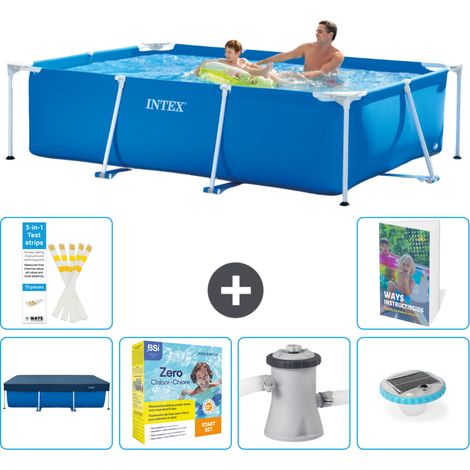 Rechteckiger Frame Pool - 260x160x65 cm - 7-teilig S4