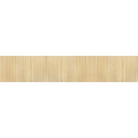 Tapis de sol,Tapis rectangulaire naturel clair 60x300 cm bambou CFW411002 (1/5)