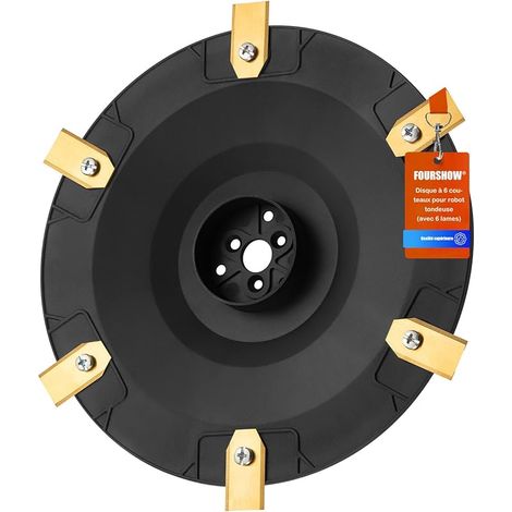 【Coupe Plus Efficace】Plaques de lames + 6 pièces de lames de rechange compatibles avec Husqvarna Automower 420,430x,440,520,550,série 400 ancienne jusqu'à l'année modèle 2019,disque pour robot tondeus