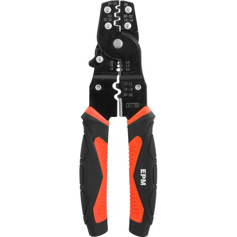 Pinza crimpatrice per connettori industriali 3 in 1 da 190 mm - E-400-0054 (1/4)