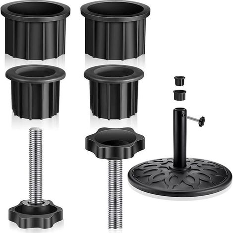 Accessoires pour pied de parasol, 2 vis de poignée, vis pour pied de parasol, housse pour mât de parasol [dB] Taille unique (1/4)