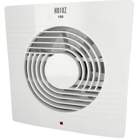 Extracteur d'air Ø150 mm blanc – 150 m³/h – 20 W – HELIX 150 HOROZ 500.000.006 (1/5)