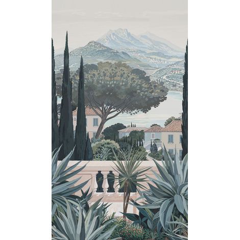 Panoramique, Fresque Nature Vert Metropolitan Stories 4 Hot Spots A.S. Création (1/3)