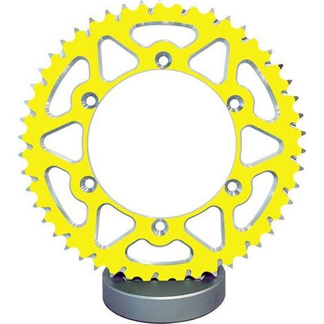 Couronne Alu TT Suzuki Jaune - 520 - 50 Dents - Similaire JTA808 - Made in Germany (1/3)