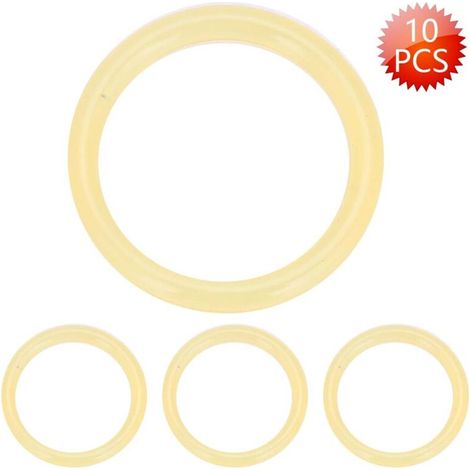10 pièces joints toriques polyuréthane haute résistance 13.8x1.9mm pour réservoir CO2 de pistolet paintball (beige)
