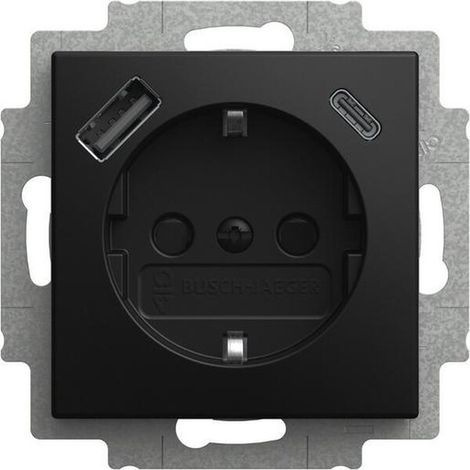 Steckdose busch-jaeger 20 eucb2usbac-915 USB und Schuko