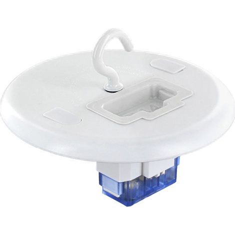 Couvercle d'applique DCL EASYFIX Ø90 mm – Fixation rapide – Entraxe 60 mm – Polycarbonate – Tenue au fil incandescent – BLM (1/3)