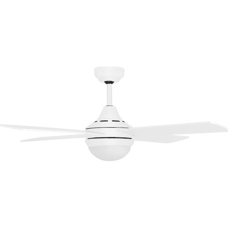 Ventilateur de plafond WiFi avec lumière LED Orbegozo  Contrôlable via l'application  Télécommande  4 pales de 120 cm de diam