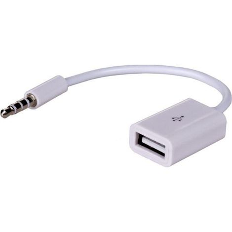 Adaptateur Jack 3.5mm 4pin male vers USB A femelle 15cm