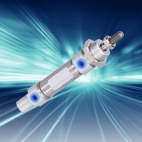 Cylindre Airtac SMC C85 en forme de stylo, diamètre intérieur de 20 mm, mini-cylindre en acier inoxydable série MI20100 (1/5)