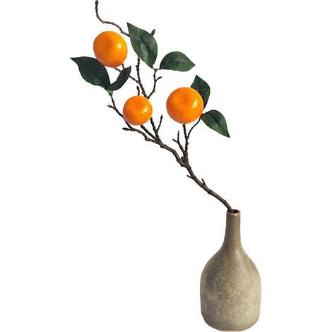 Künstlicher Zitronenbaum, künstlicher Zitronenbaum für den Innenbereich, geeignet für Wohnzimmer, Büro oder Beistelltisch (X) (1/5)