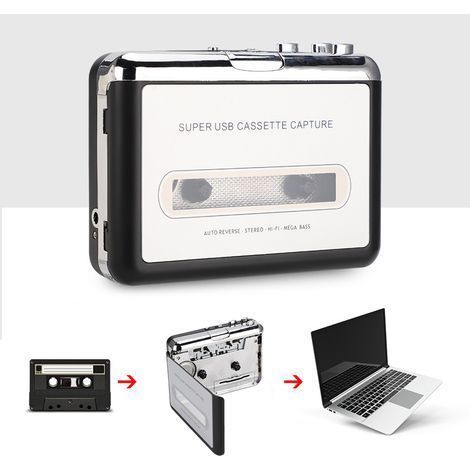 USB-Audio-Konverter für Kassetten zu MP3-Stereo-Player-Musikaufnahme (1/5)