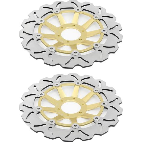 Discos de freno, construcción ligera, materiales duraderos, CBR900RR 00-03 Gold (1/2)